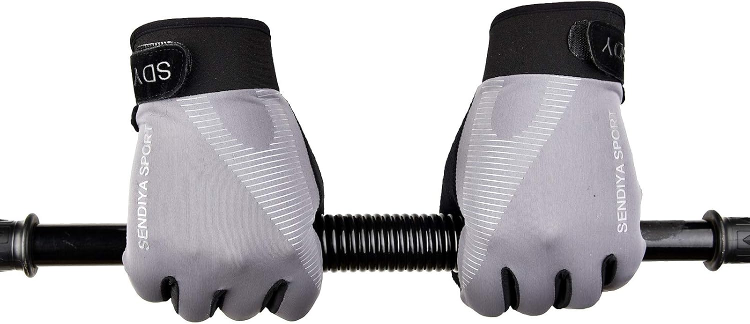 Guantes de entrenamiento, protección completa de la palma y agarre extra, guantes de esgrima de pesca para gimnasio para levantamiento de pesas,