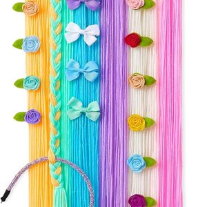 FIOBEE Organizador de lazos para el pelo de arco iris, clips de unicornio, soporte para diadema de unicornio para colgar en la pared, decoración del FIOBEE Organizador de lazos para el pelo de arco iris, clips de unicornio, soporte para diadema de unicornio para colgar en la pared, decoración del