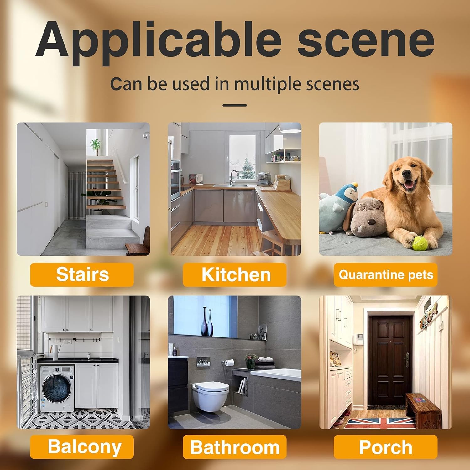Puerta estrecha para bebés de 24 pulgadas, pequeña tensión para interiores, puertas de seguridad para interiores, con cierre automático, puerta