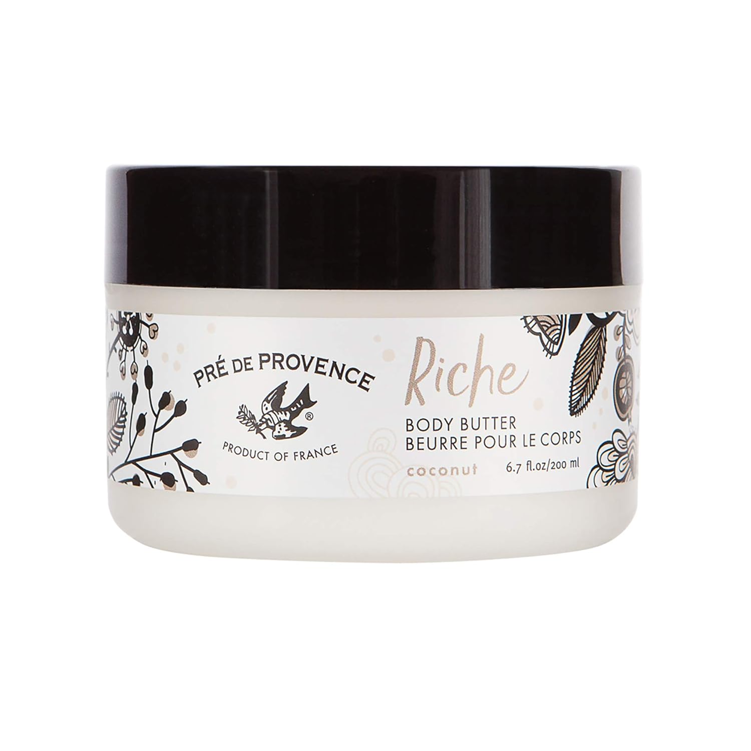 Pre de Provence Colección Riche Hidratante, Manteca Corporal, 7.05 oz, Coco