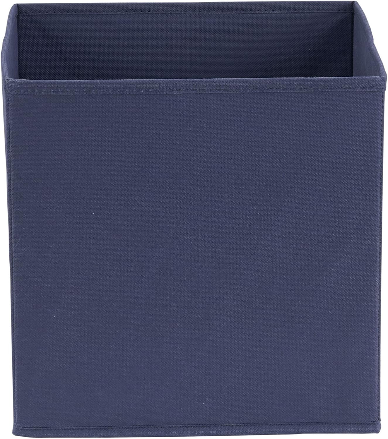 Household Essentials 330-1 Contenedores plegables de tela, juego de 6 cubos con asas, color natural