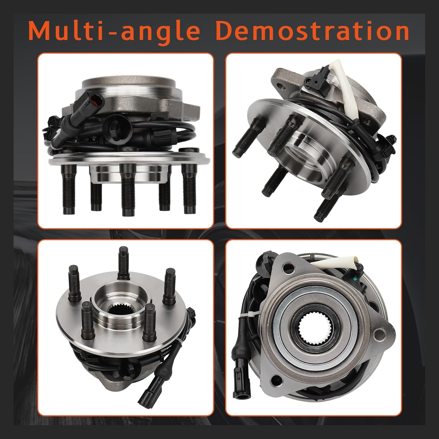 DRIVESTAR 515003 Buje para rueda delantera y soporte nuevo para Ford Mazda Mercury 4WD AWD w ABS