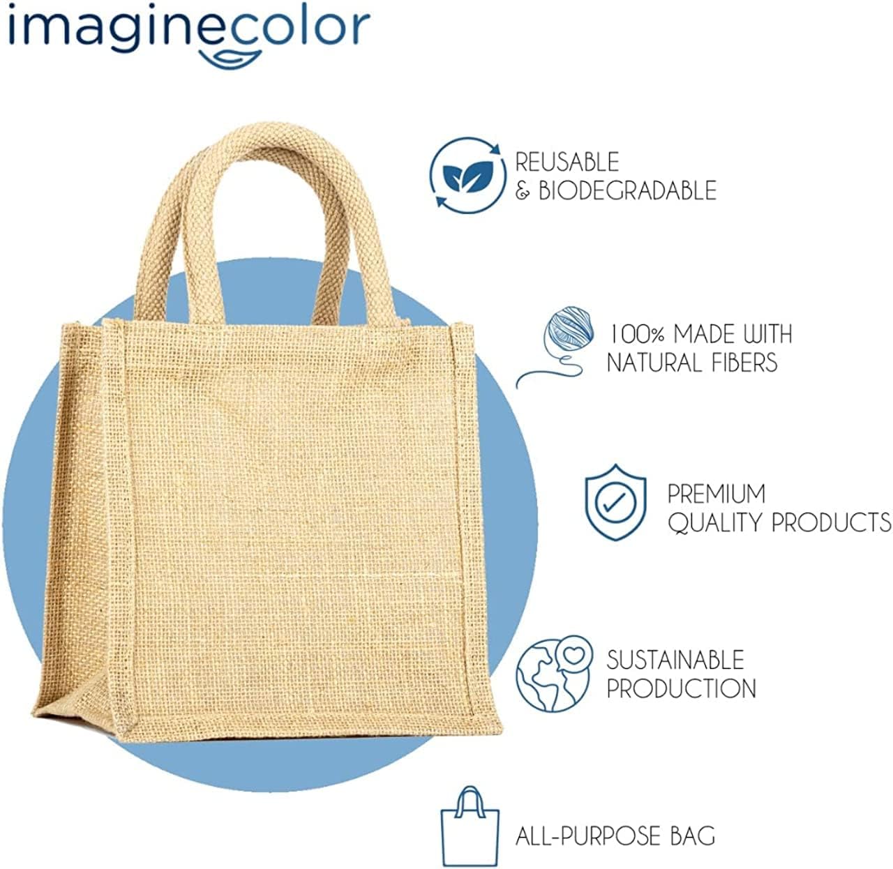 Bolsas de arpillera extra grandes, paquete de 2, compras de comestibles, diseño de frutas y verduras, ecológicas, asas de algodón, reutilizables y