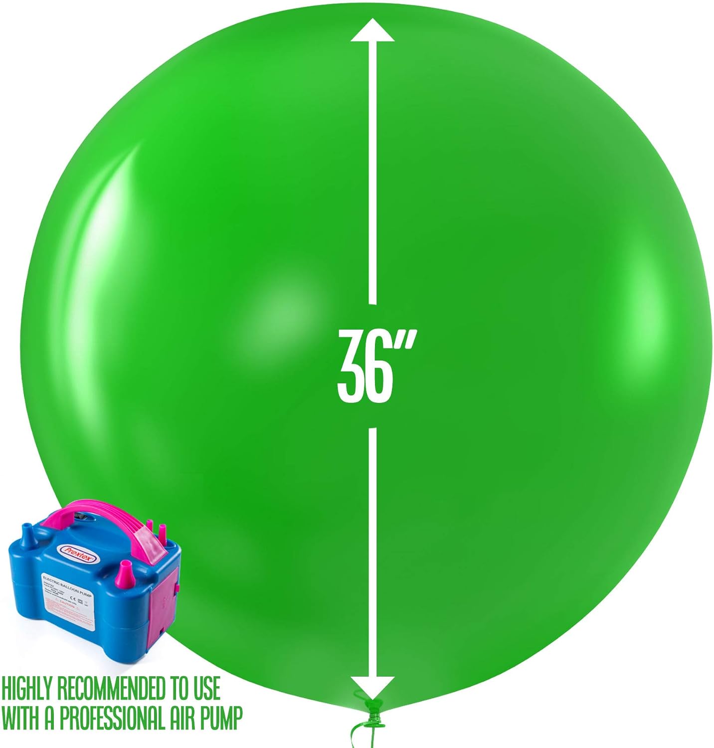 Globos gigantes de Prextex 8 globos gigantes de 91cm para sesión de fotos, bodas, fiesta para recién nacido, fiesta de cumpleaños y decoración de
