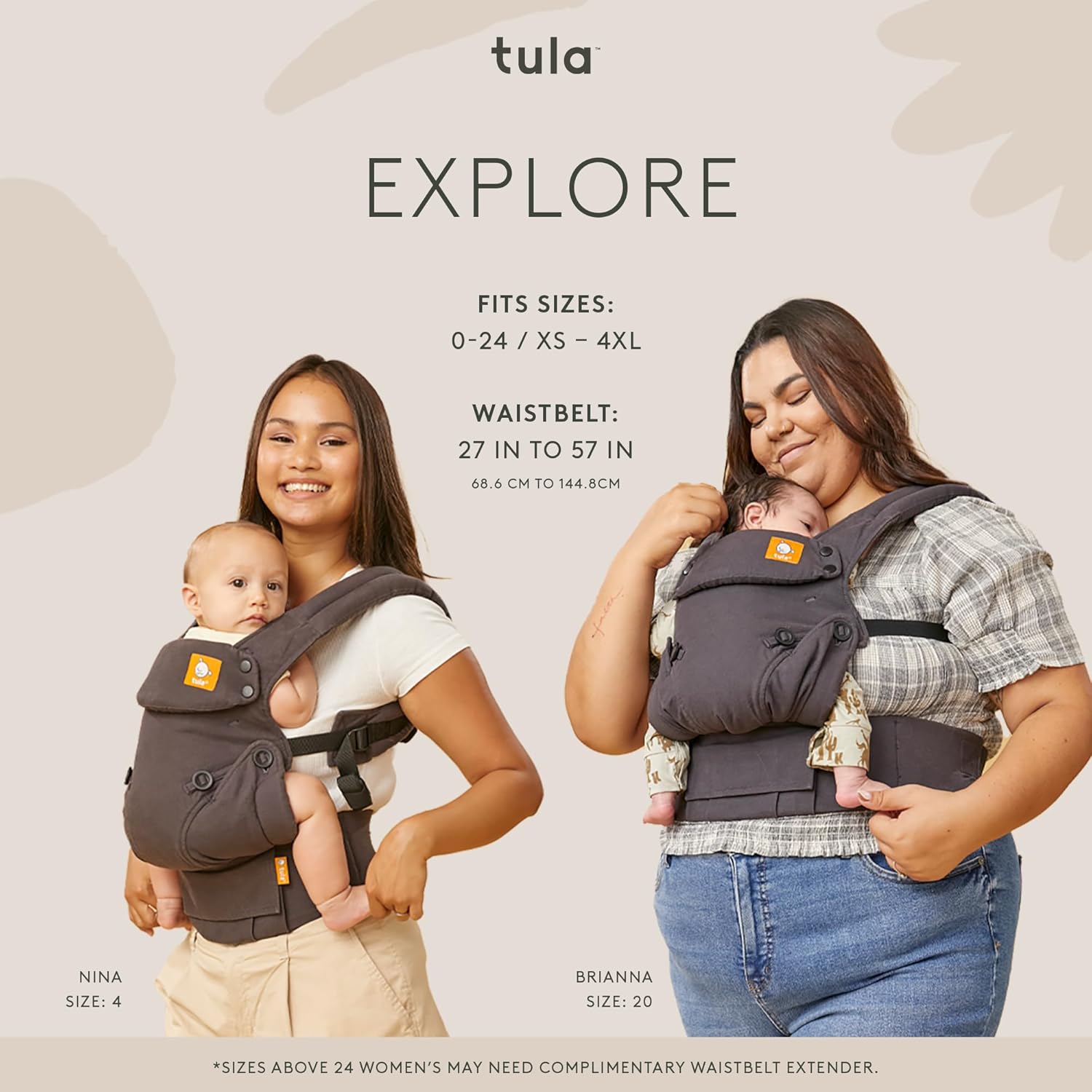 Tula Coast Explore portabebés ajustable y ergonómico, de malla, con múltiples posiciones para recién nacido y niño pequeño de 7 a 45libras