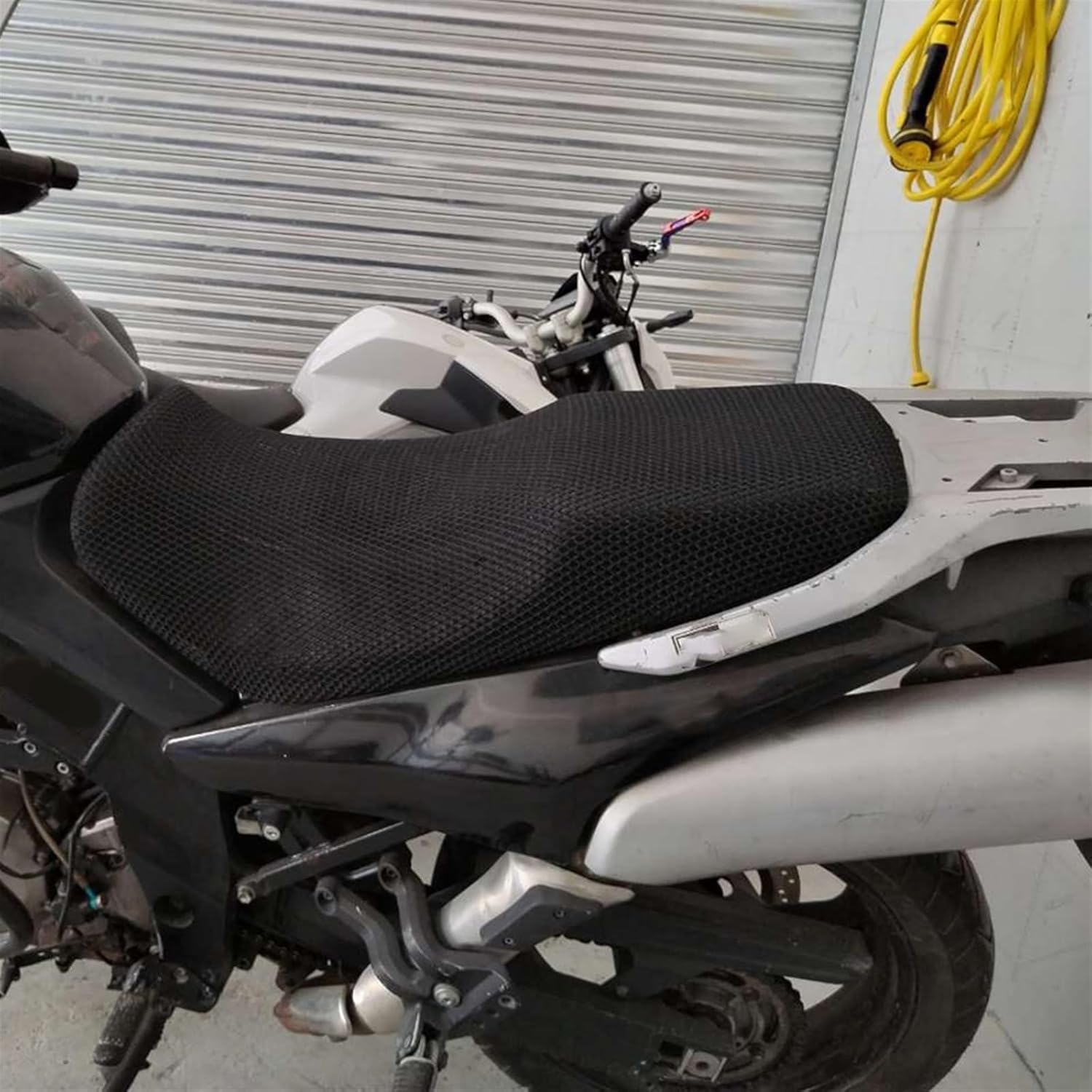 Para Suzuki DL1000 V-Strom DL 1000 VStrom motocicleta antideslizante 3D malla tela transpirable protector asiento cojín funda
