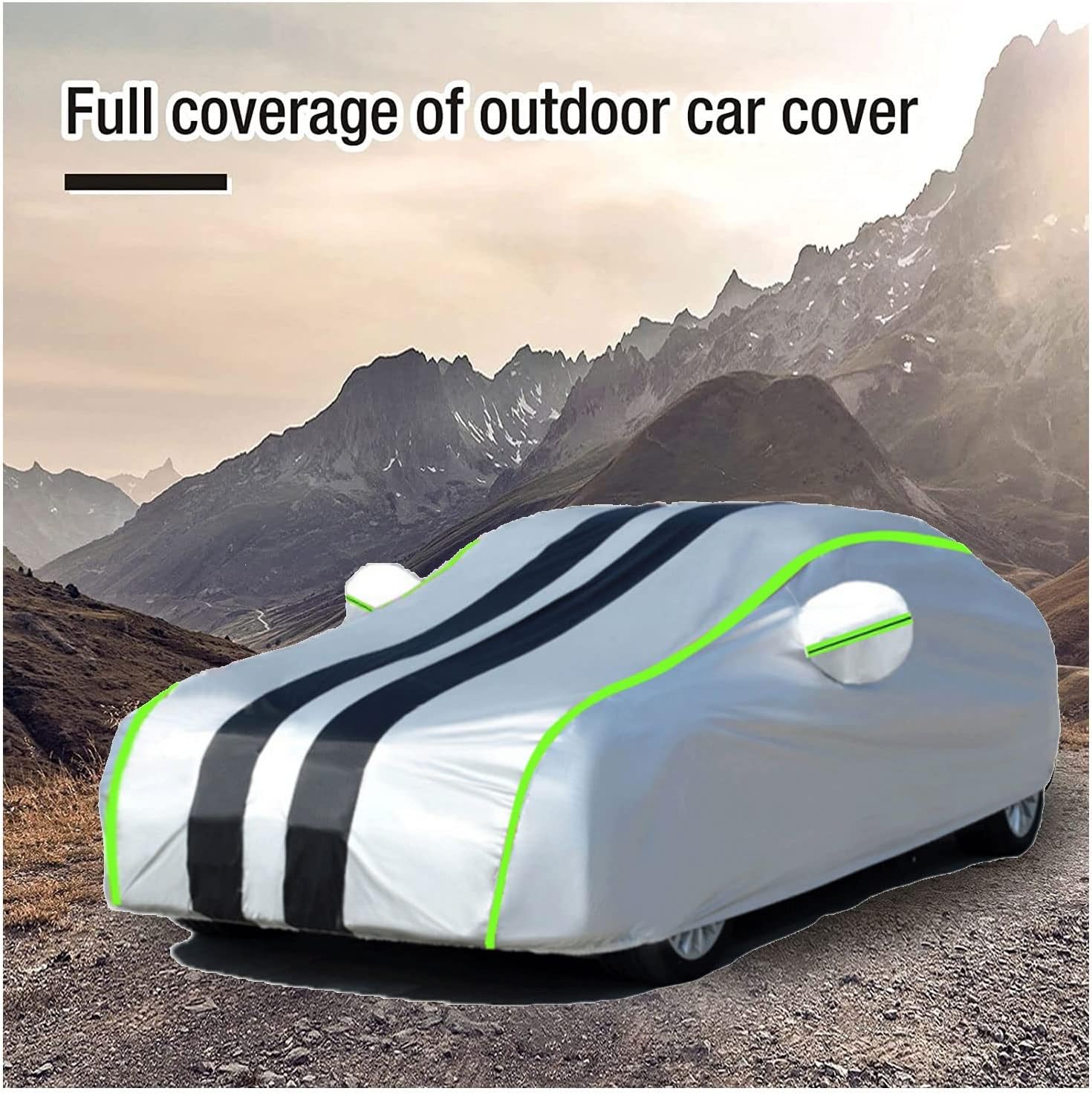 Funda impermeable para automóvil para exteriores, para Dacia StepwaySandero, funda de automóvil transpirable grande, cubierta de automóvil de