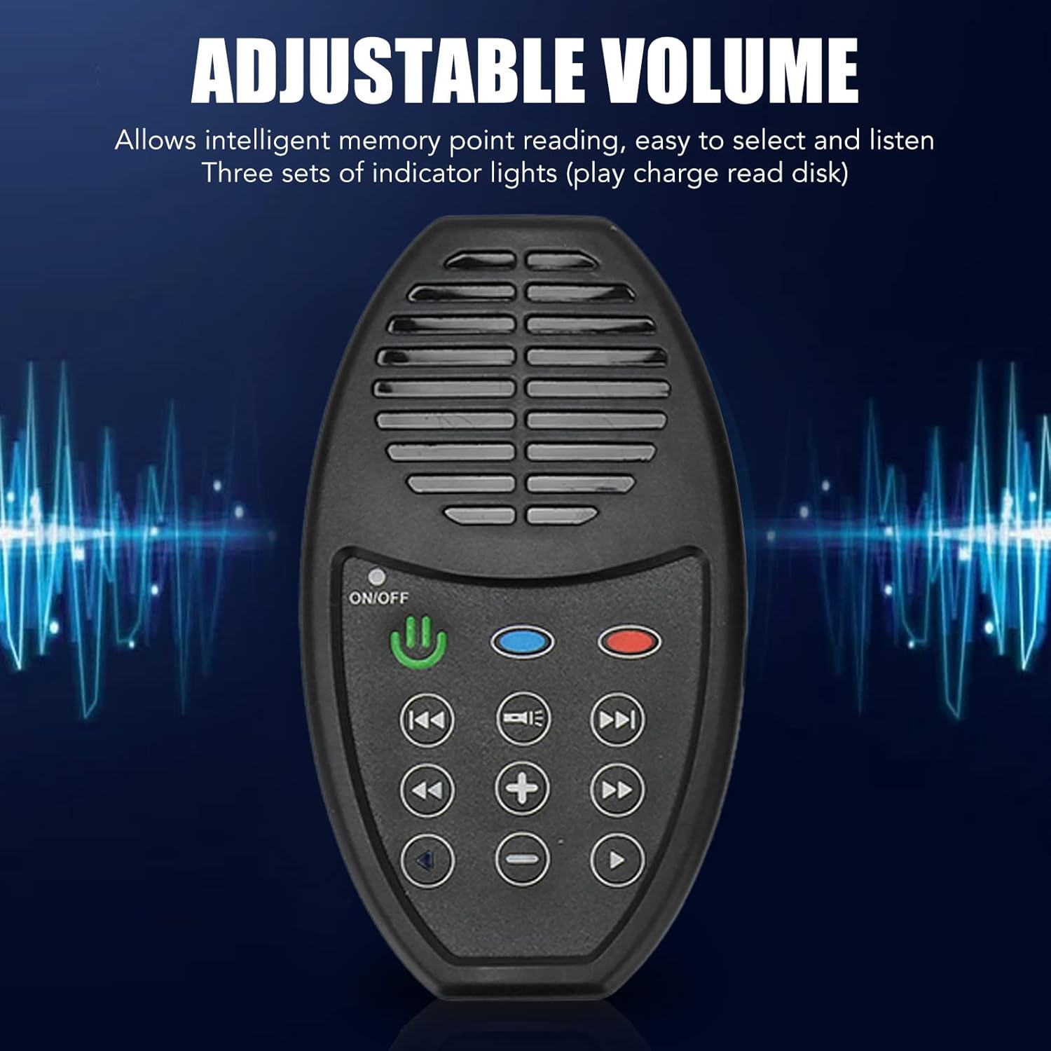Reproductor de audio de la Biblia, 4 GB 350 mAh, lector electrónico de la Biblia con energía solar, reproductor de audio portátil de la Biblia para