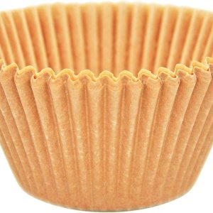 Tazas naturales extra grandes para hornear cupcakes de 2-34 pulgadas (inferior) x 2 pulgadas (profundo) de papel a prueba de grasa de tamaño Tazas naturales extra grandes para hornear cupcakes de 2-34 pulgadas (inferior) x 2 pulgadas (profundo) de papel a prueba de grasa de tamaño