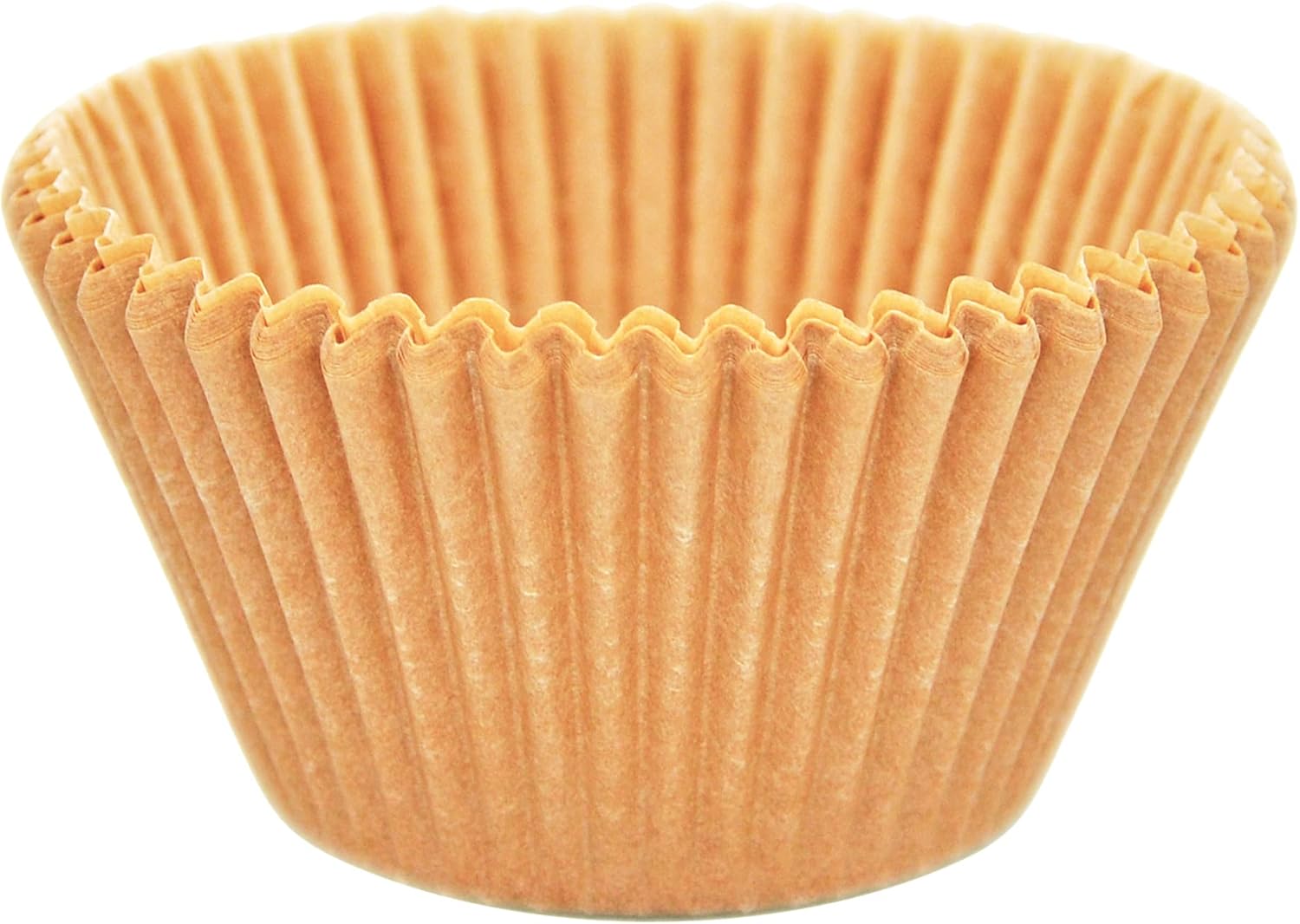 Tazas naturales extra grandes para hornear cupcakes de 2-34 pulgadas (inferior) x 2 pulgadas (profundo) de papel a prueba de grasa de tamaño