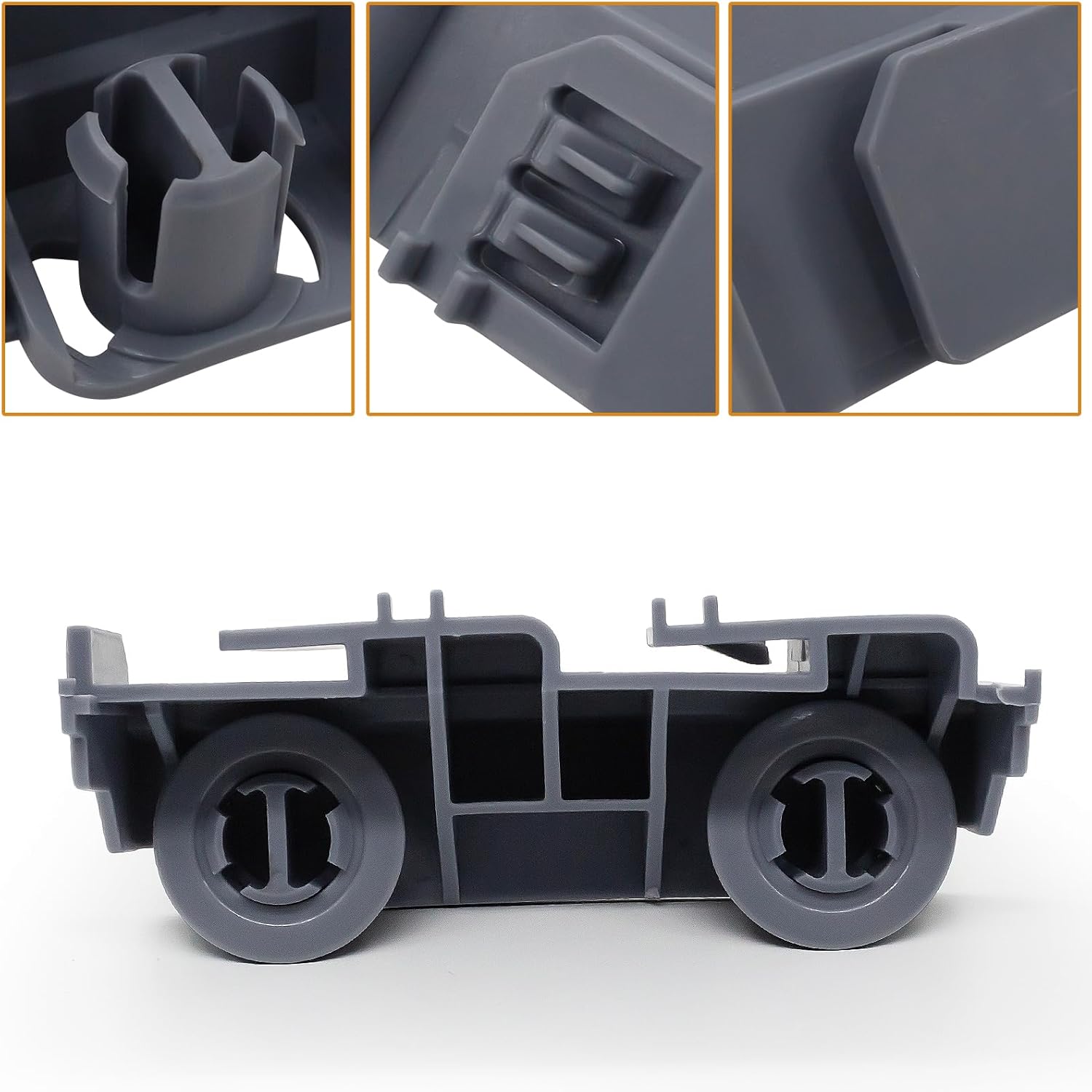 WD28X27241 – Kit de soporte para lavavajillas y rodillos compatible con GEHaierHotpoint, ruedas inferiores de repuesto para WD12X10439, WD12X10446,