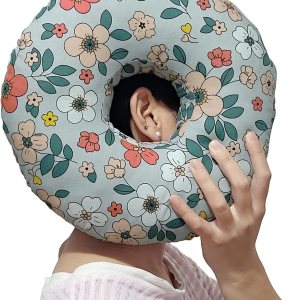 Zuobloe Piercing Pillow for Side Sleepers, Ear Pillows with Ear Hole for Ear Pain, cnh, O-Shaped Side Sleeping Ear Guard Pillow Zuobloe Piercing Pillow for Side Sleepers, Ear Pillows with Ear Hole for Ear Pain, cnh, O-Shaped Side Sleeping Ear Guard Pillow