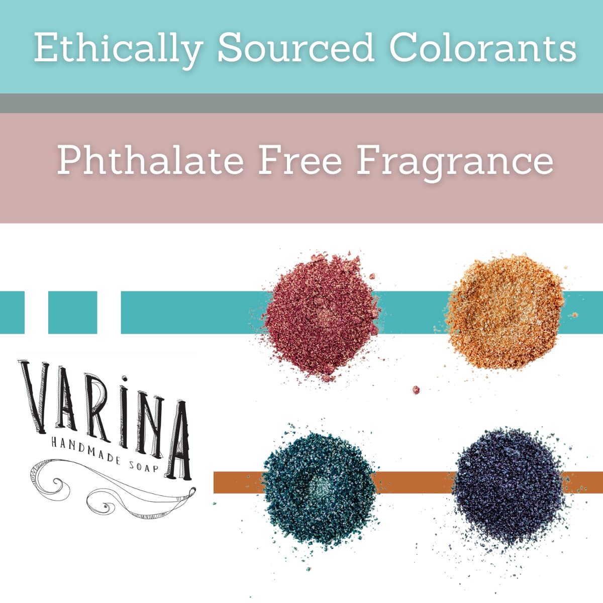 Varina Jabón en barra de jengibre de té blanco natural, limpieza suave para pieles sensibles, floral, paquete de 3, experimenta una piel sana y