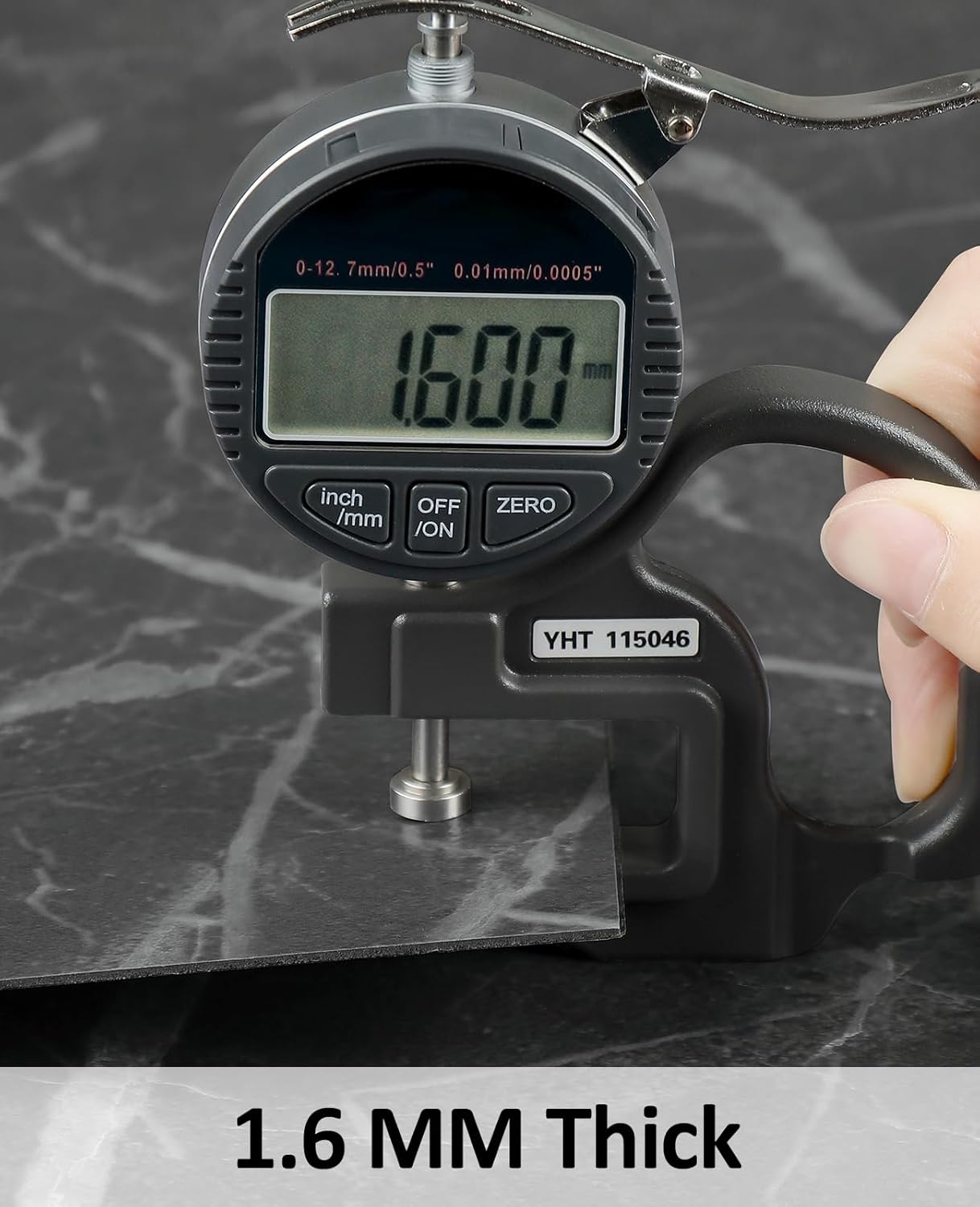 WESTICK Azulejos de suelo de color negro claro para baño, azulejos de cocina para despegar y pegar, azulejos de mármol impermeables para dormitorio,
