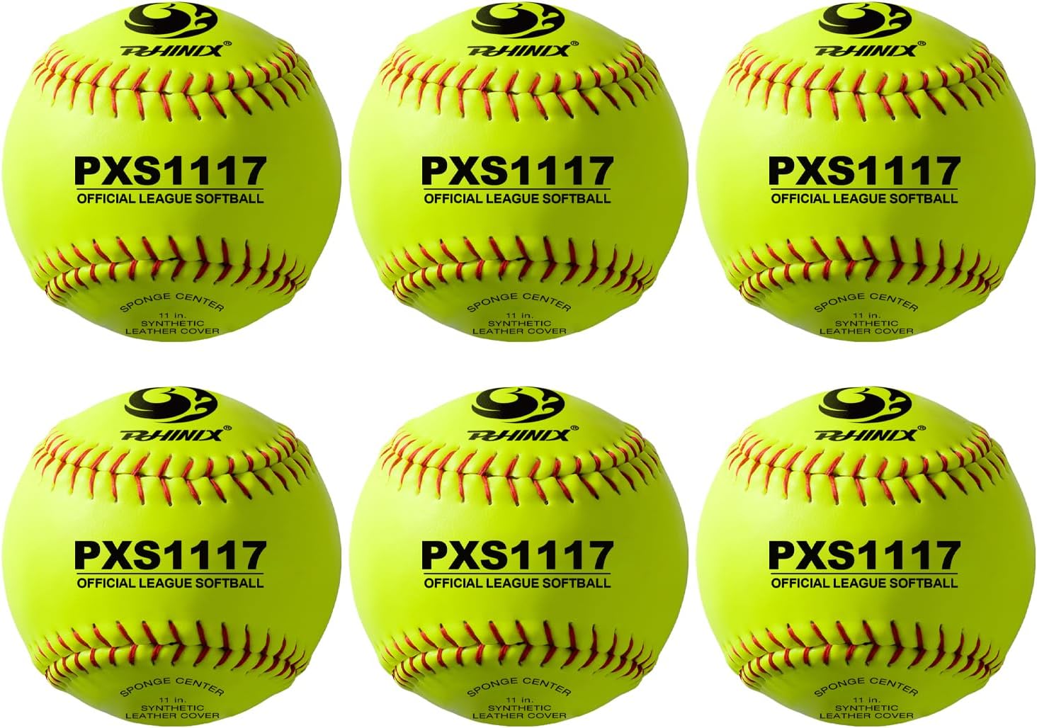 PHINIX Softbol de seguridad para entrenamiento y juego recreativo opciones de 11″ y 12″