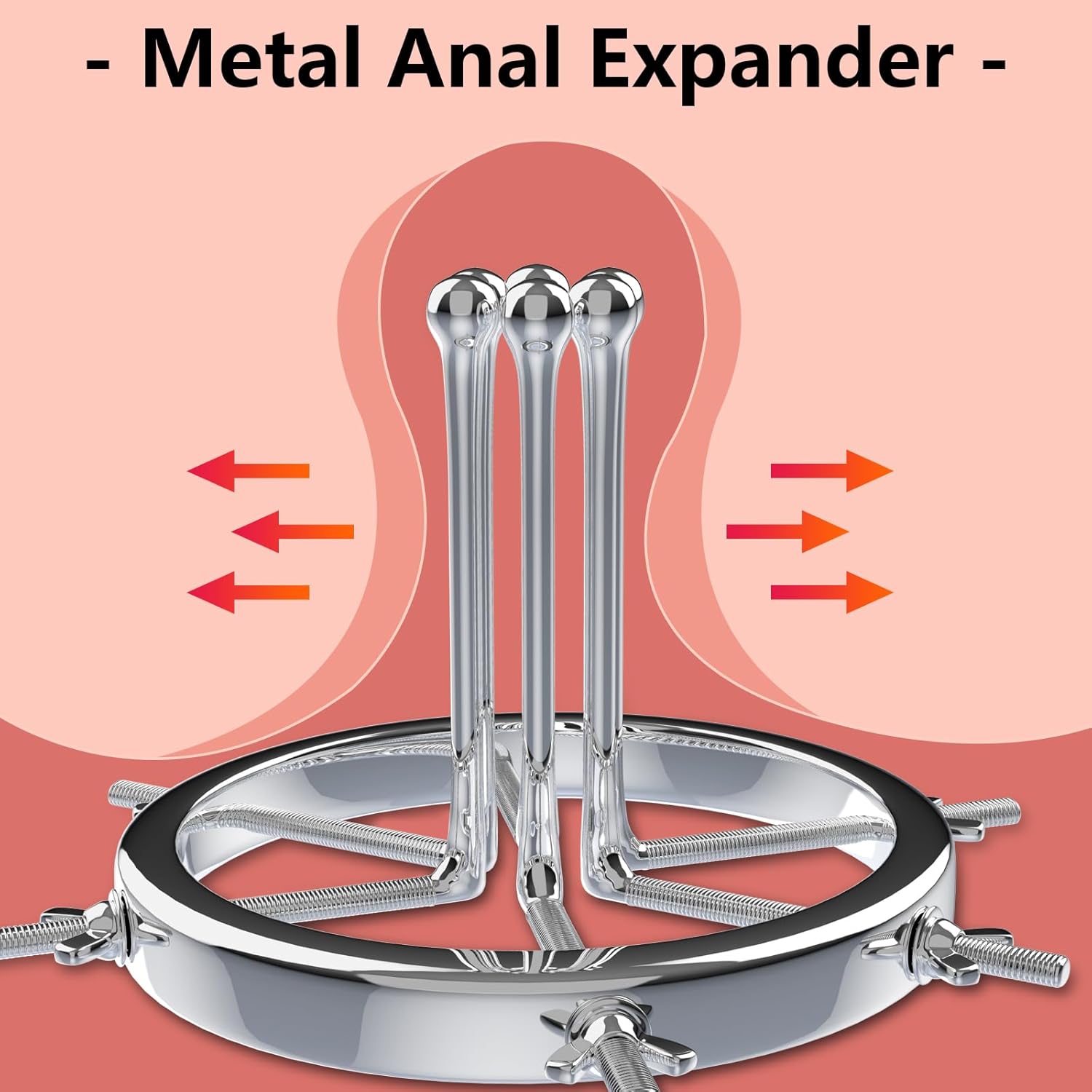 Expansor anal ajustable, dilatador anal hueco, enchufe anal, espéculo BDSM, juguete sexual para hombres, mujeres, amantes de parejas