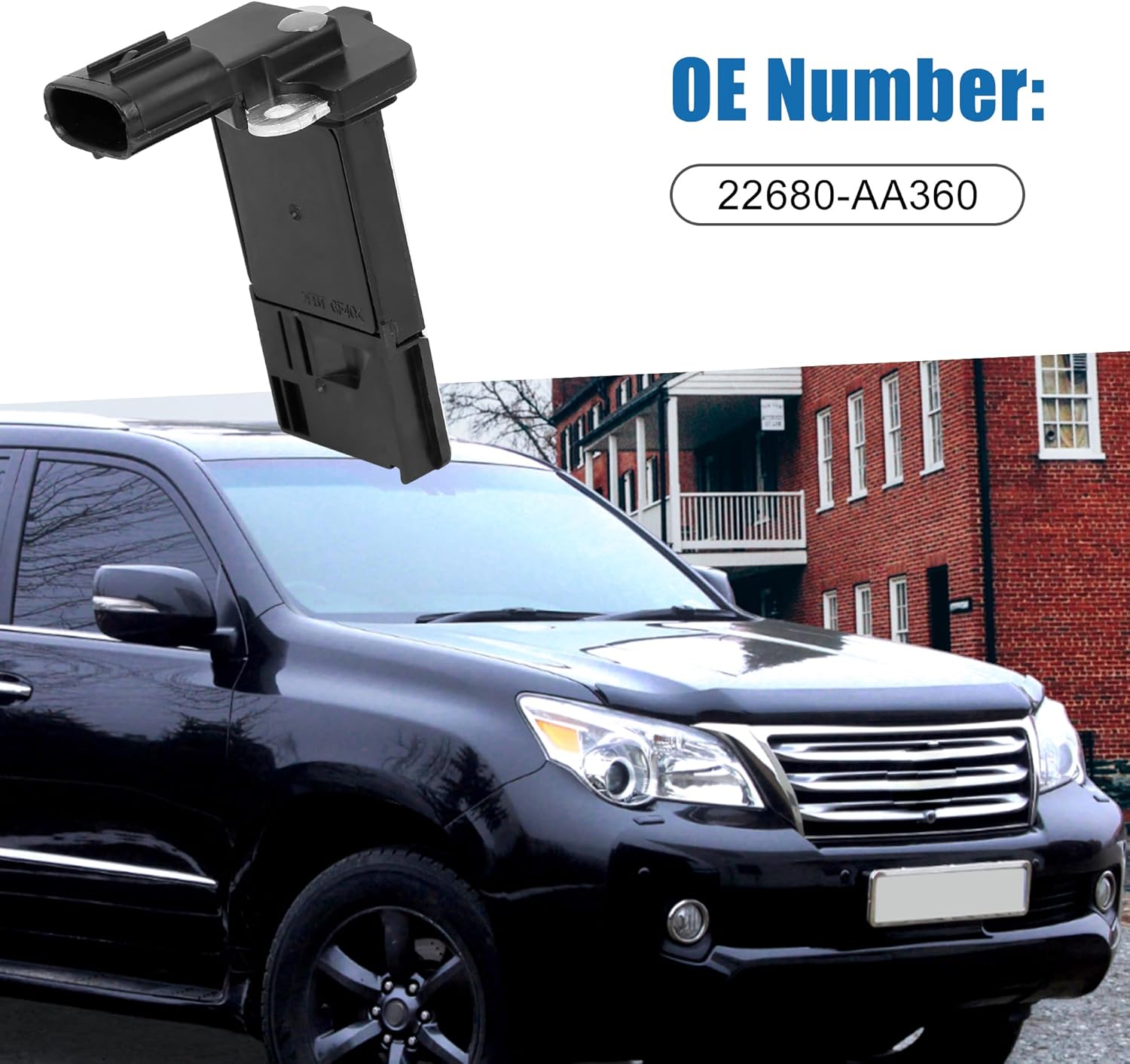 Sensor de flujo de aire masivo Medidor 22680-AA360 Sensor MAF para Lexus GX470 2006-2008
