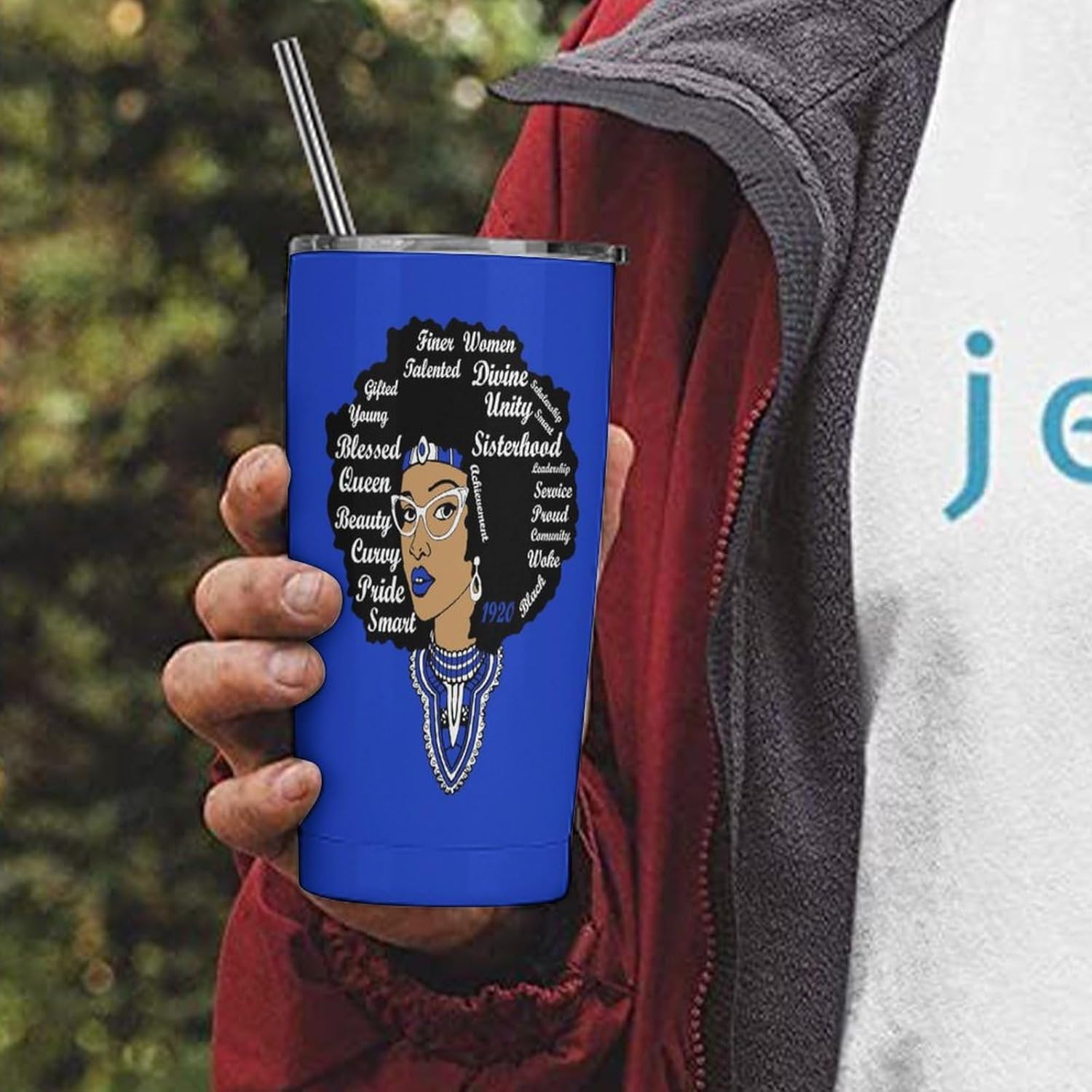 Tazas de café de 20 onzas, regalos de parafernalia de la hermandad para mujeres, vasos reutilizables, de acero inoxidable, para campamento, viajes,
