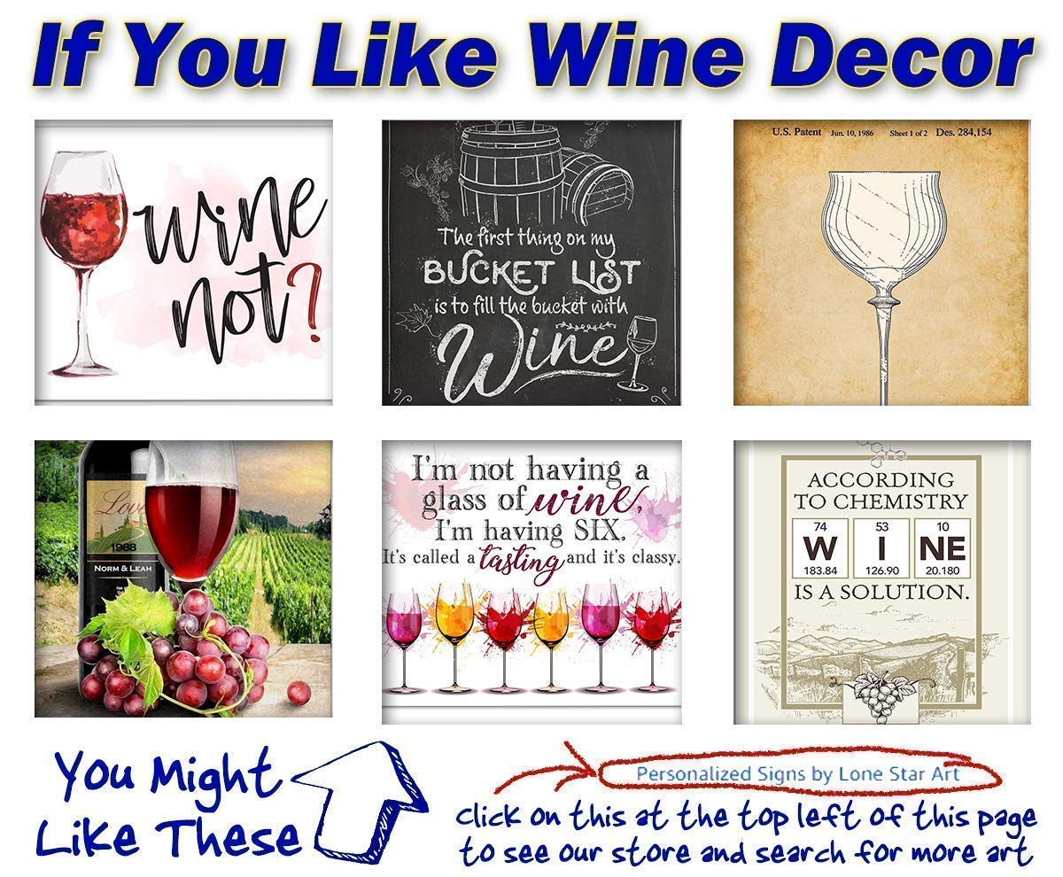 Wine Glass – 11×14 Unframed Patent Print – Makes a Great Winery, Wine Cellar or Home Bar Decor and Gift Under $15 for Wine Lovers