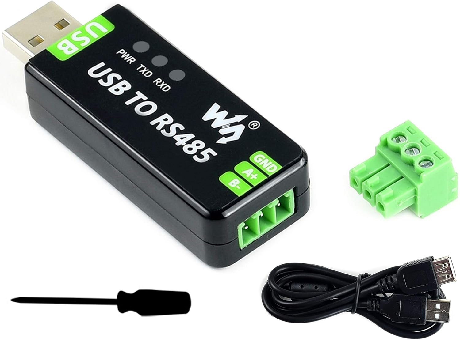 Adaptador industrial del convertidor USB a RS485 original FT232RL y SP485EEN Comunicación rápida circuitos de protección integrados Fusible