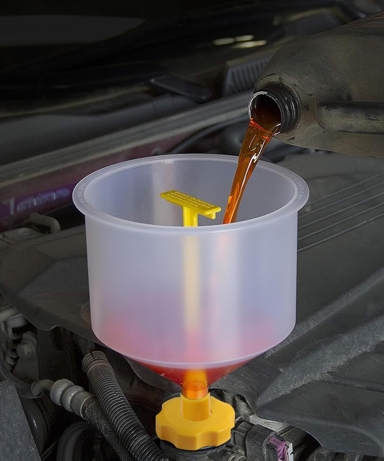 Kit de embudo de refrigerante, kit de descarga de radiador de embudo de refrigerante, accesorios de automóvil Kit de purga de refrigerante sin