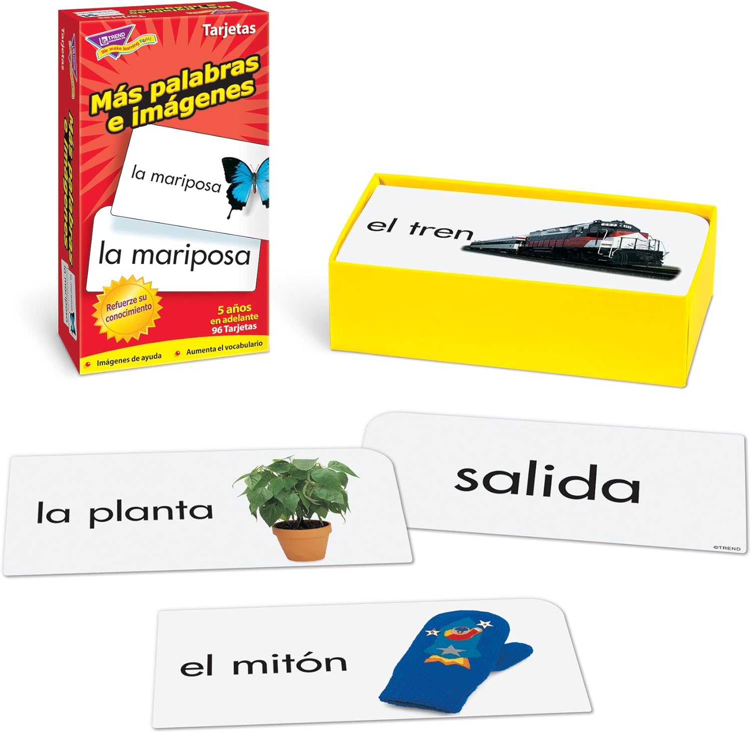 Más palabras e imágenes (Más palabras de imagen) Tarjetas flash