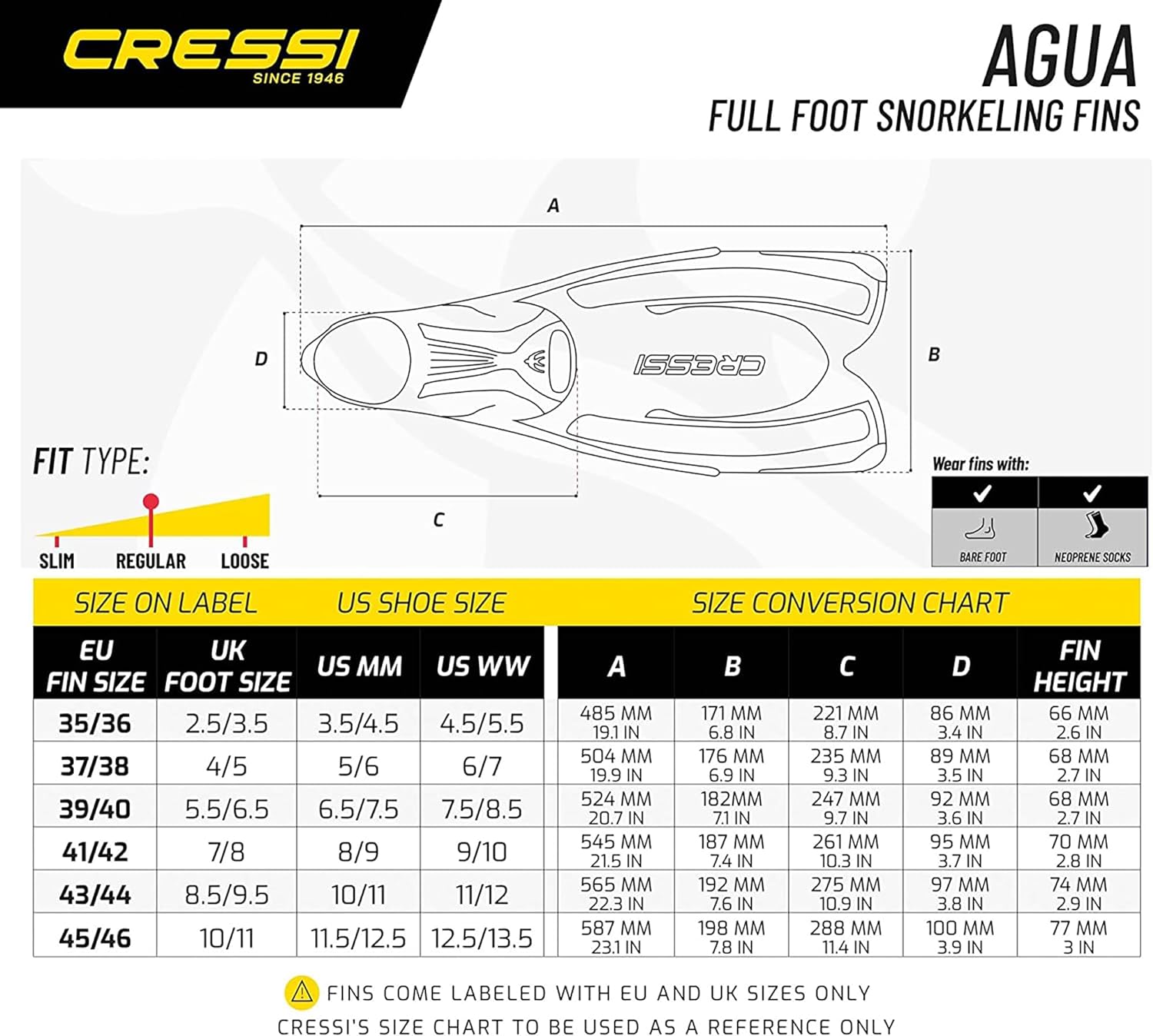 Cressi Agua, Rosa, 3536