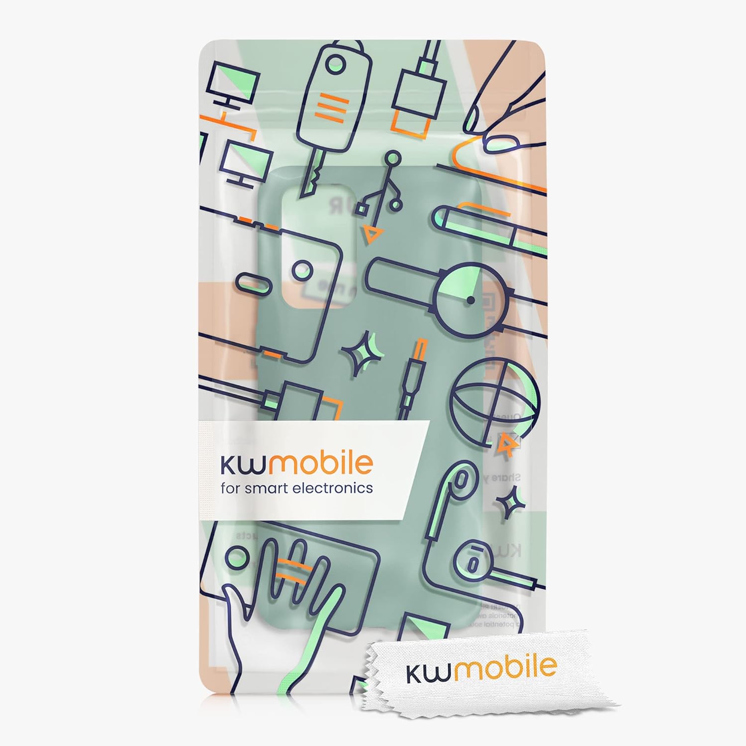 kwmobile Funda compatible con OnePlus 9 (versión EUNA) – Funda protectora de silicona TPU suave y delgada – Verde bosque