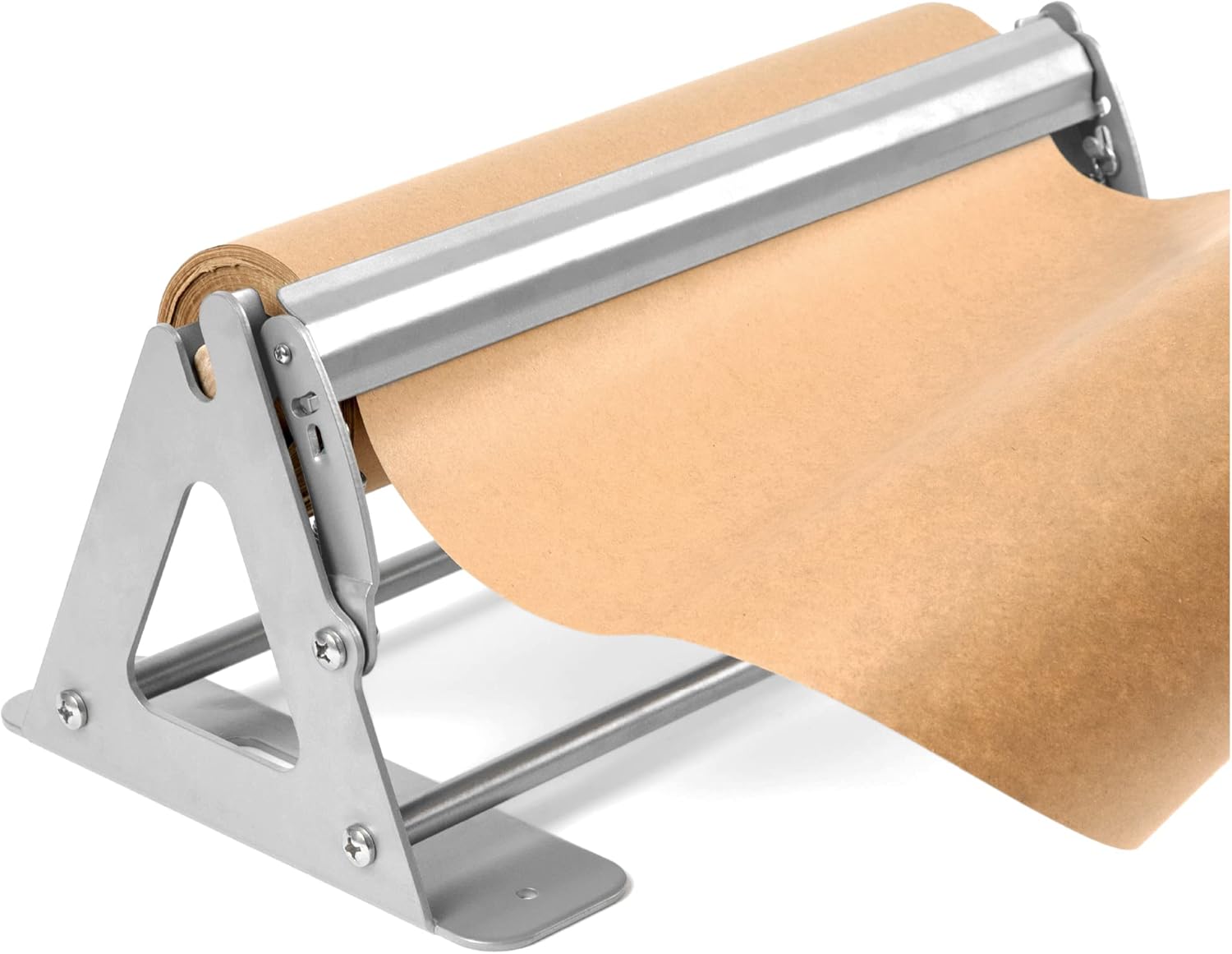 Dispensador y cortador de rollos de papel, dispensador de papel de kraft, congelador y carnicero resistente, antideslizante y montado en la pared