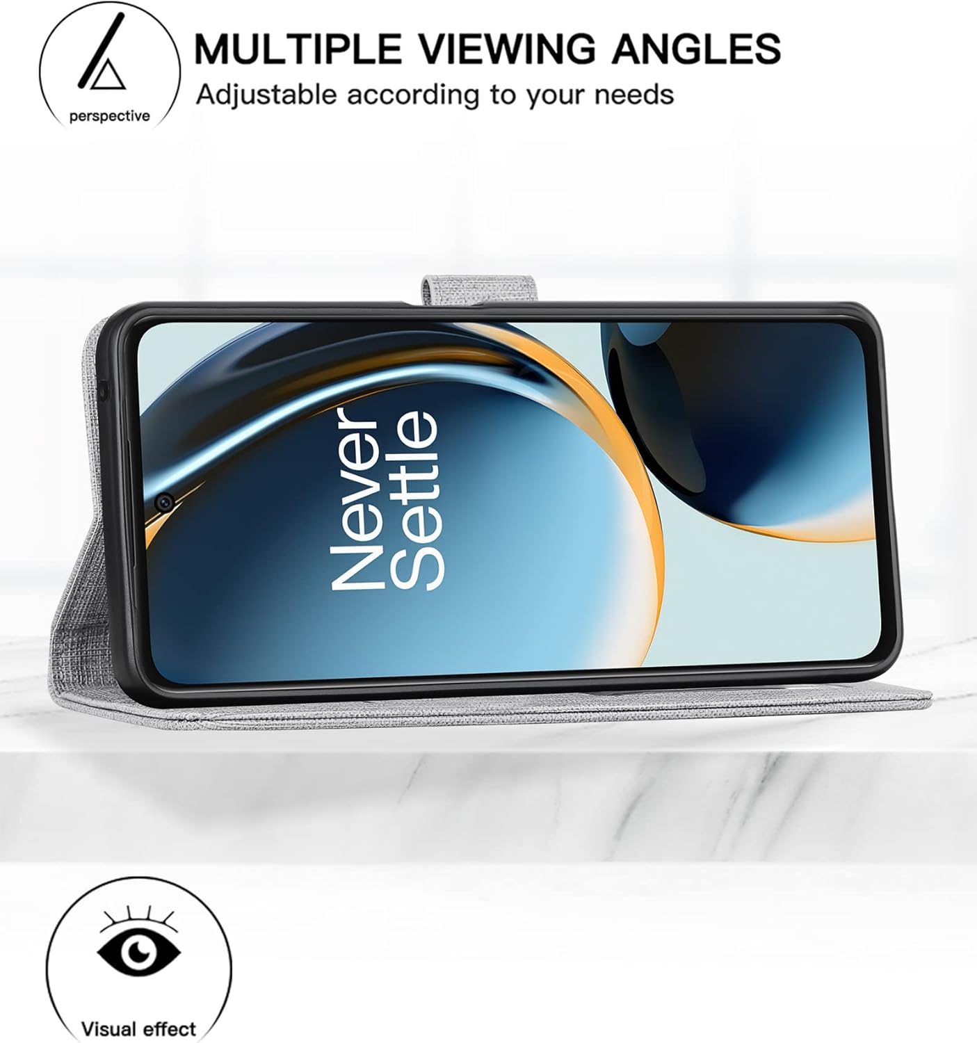Foluu Funda para OnePlus Nord N30 5G, con cierre magnético, ranuras para tarjetas, soporte para dinero en efectivo, soporte de TPU transparente, a
