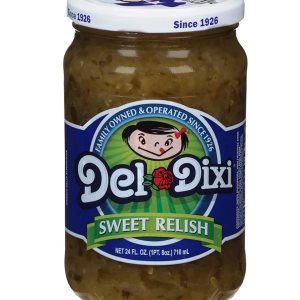 Del Dixi Sweet Relish Pickles – Tarros de vidrio de 24 onzas líquidas, paquete de 4 Del Dixi Sweet Relish Pickles – Tarros de vidrio de 24 onzas líquidas, paquete de 4