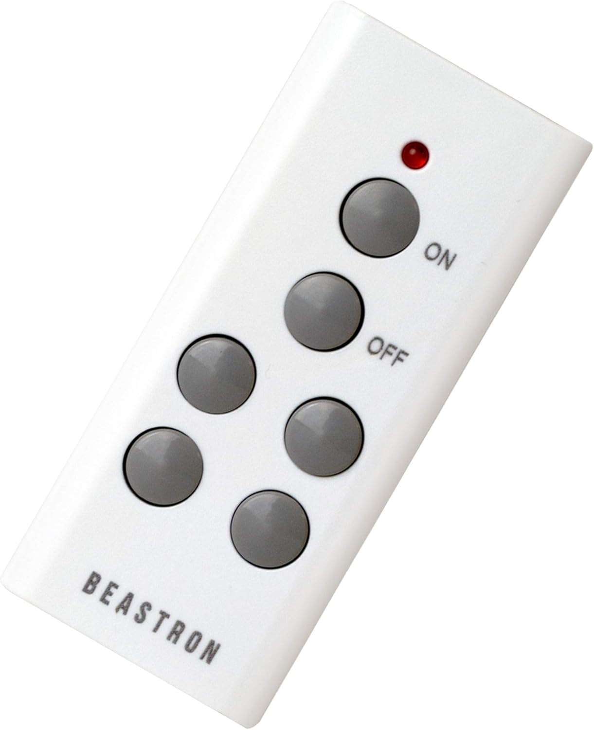 Beastron Interruptor de toma de corriente eléctrico con control remoto para luces y electrodomésticos con un rango de 100 pies, color blanco