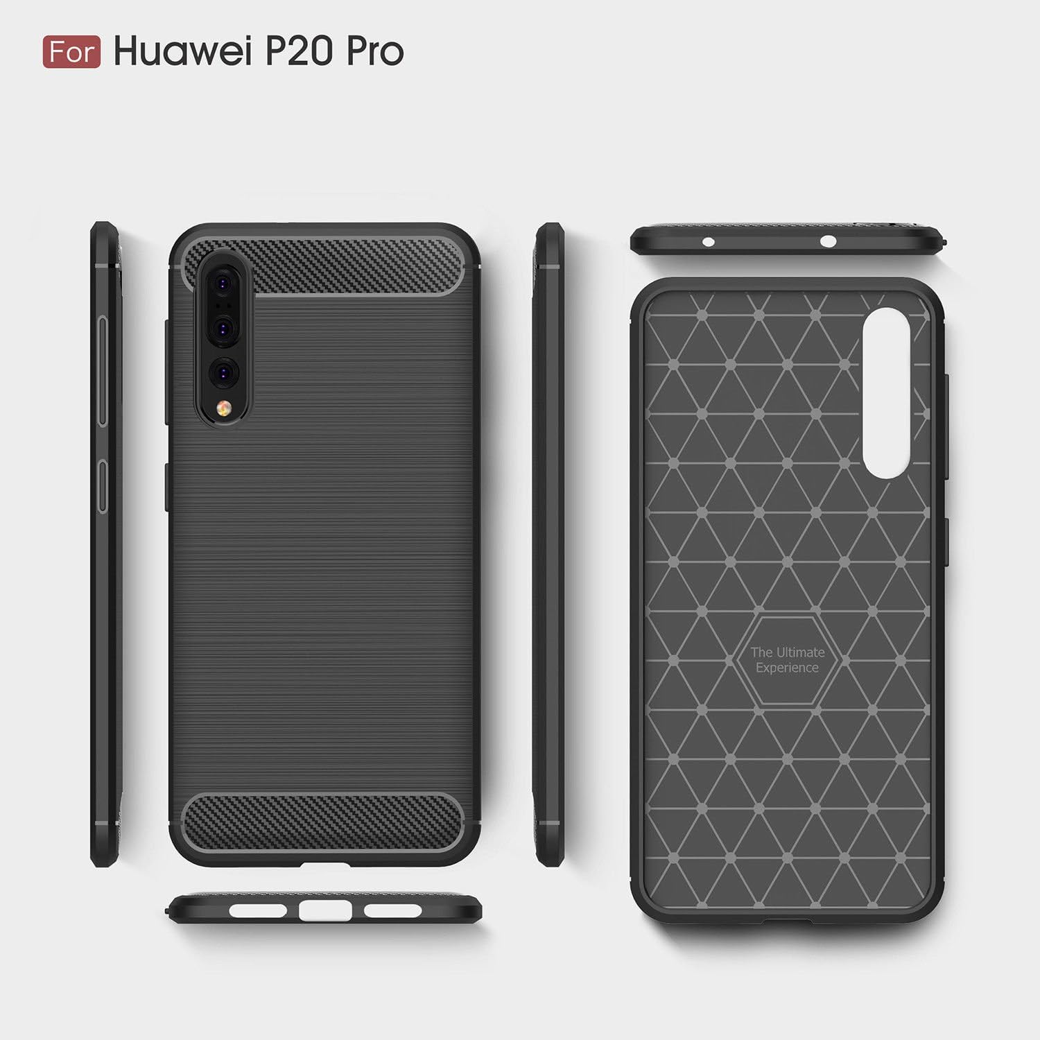 Funda para Huawei Mate 20 Pro, SuperGuardZ resistente Slim a prueba de golpes cubierta protectora armadura + lápiz capacitivo LED