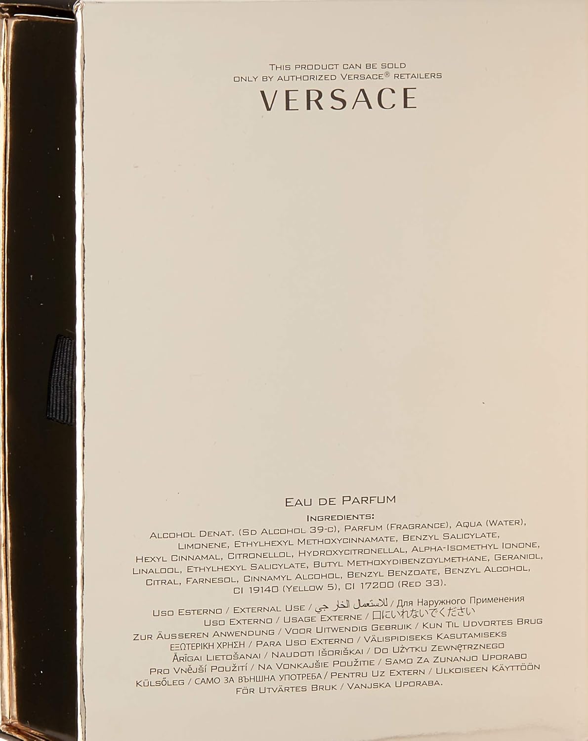 VERSACE Eros Pour Femme Eau de Parfum, 1.7 onzas