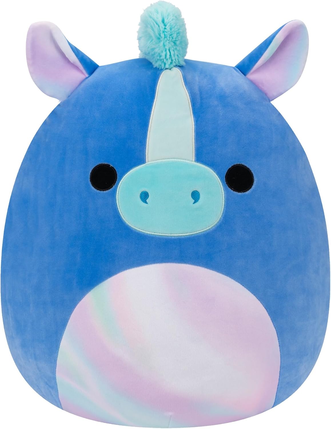 Squishmallows Criatura mítica original de 16 pulgadas Romano The Blue Hippocampus – Peluche oficial de Jazwares grande y ultrasuave
