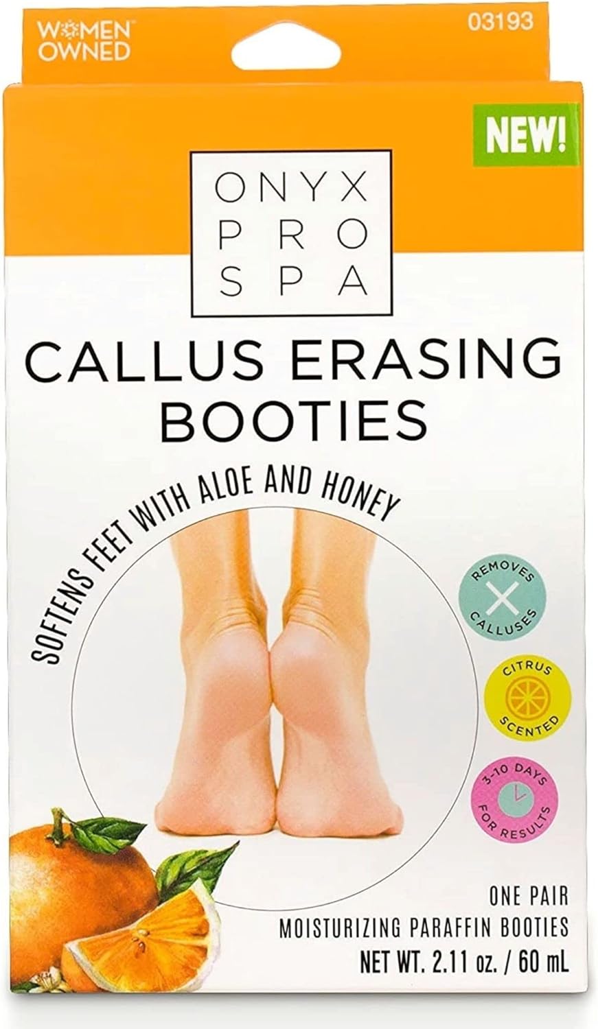 Onyx Pro Spa – Botines de borrado de callos de un par, para hombre o mujer