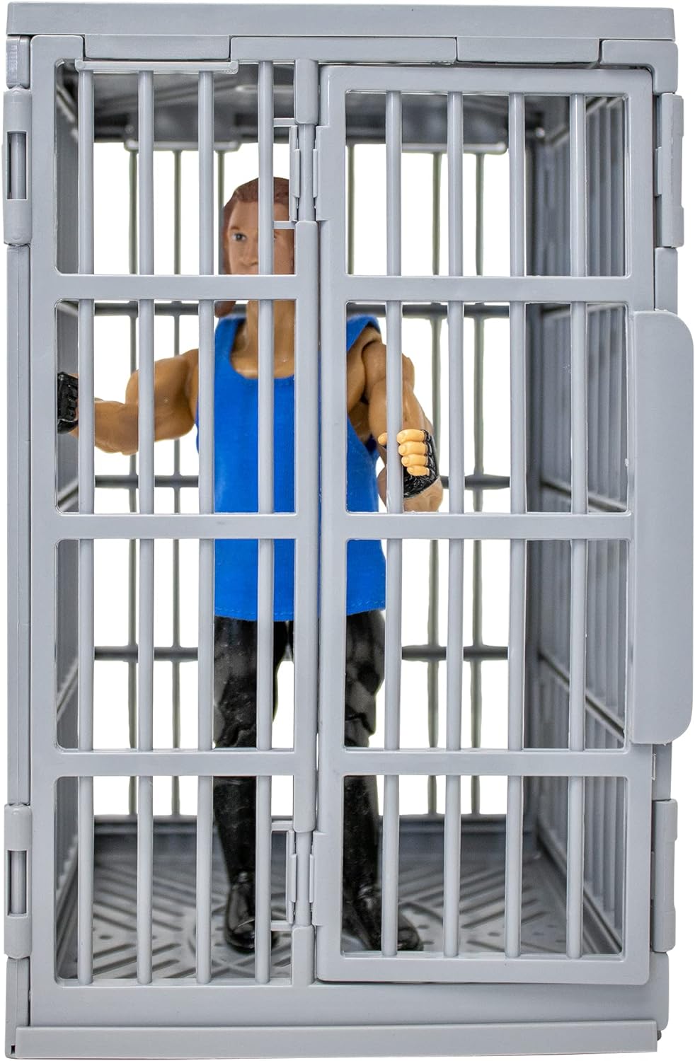 Celda de prisión de cárcel de juguete en miniatura para figuras de acción de 6-8 pulgadas