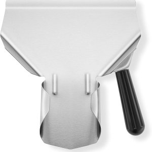 Olde Midway Cuchara para papas fritas de acero inoxidable con mango derecho – cuchara comercial para freír Olde Midway Cuchara para papas fritas de acero inoxidable con mango derecho – cuchara comercial para freír