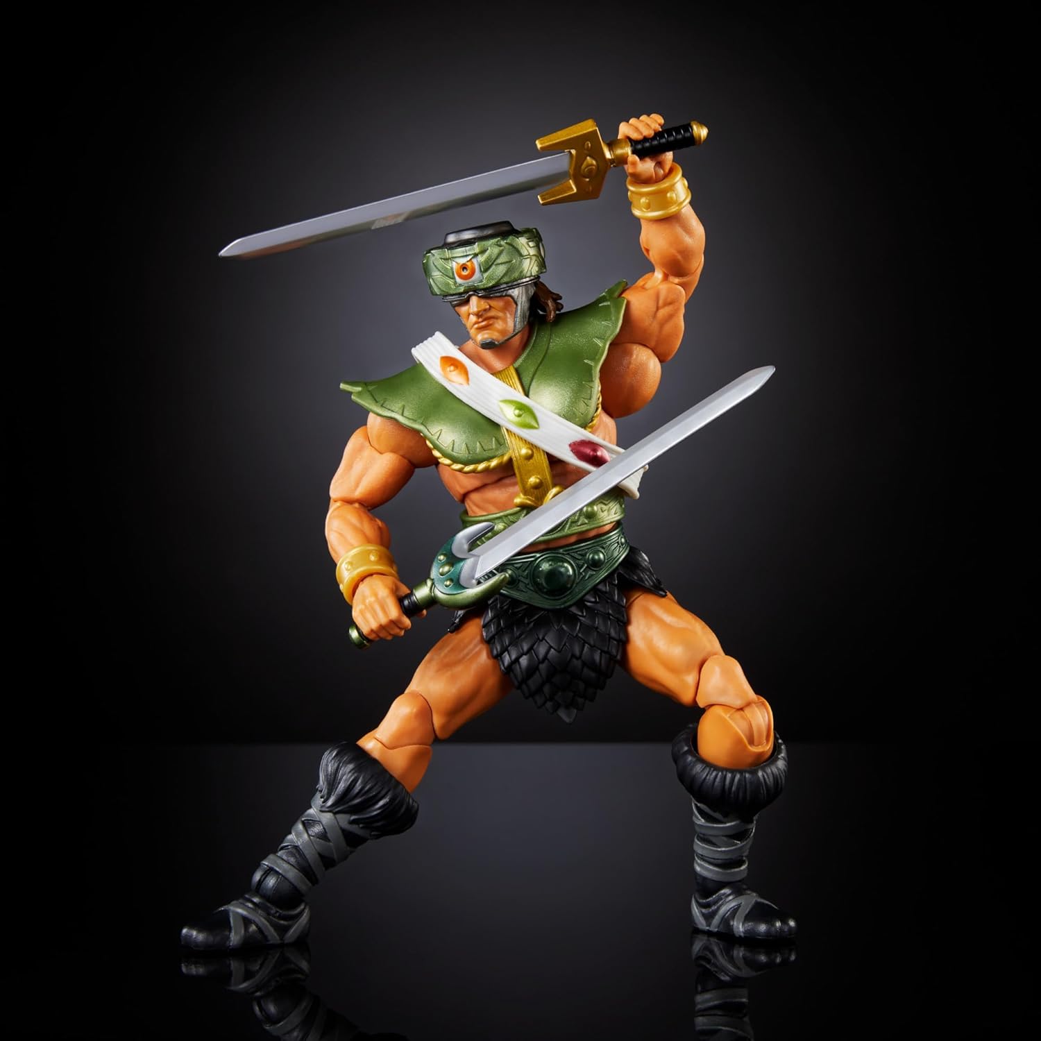 Masters of the Universe Masterverse New Eternia Tri-Klops figura de acción, coleccionable de lujo con 30 articulaciones y accesorios, juguete MOTU