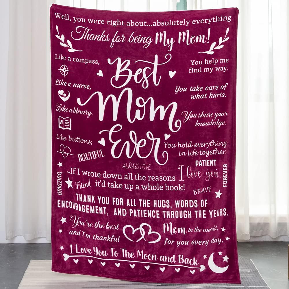Mantas para el Día de la Madre, regalos para mamá, mantas para la mejor mamá del mundo, mantas para madre, regalos de cumpleaños para mamá, mantas