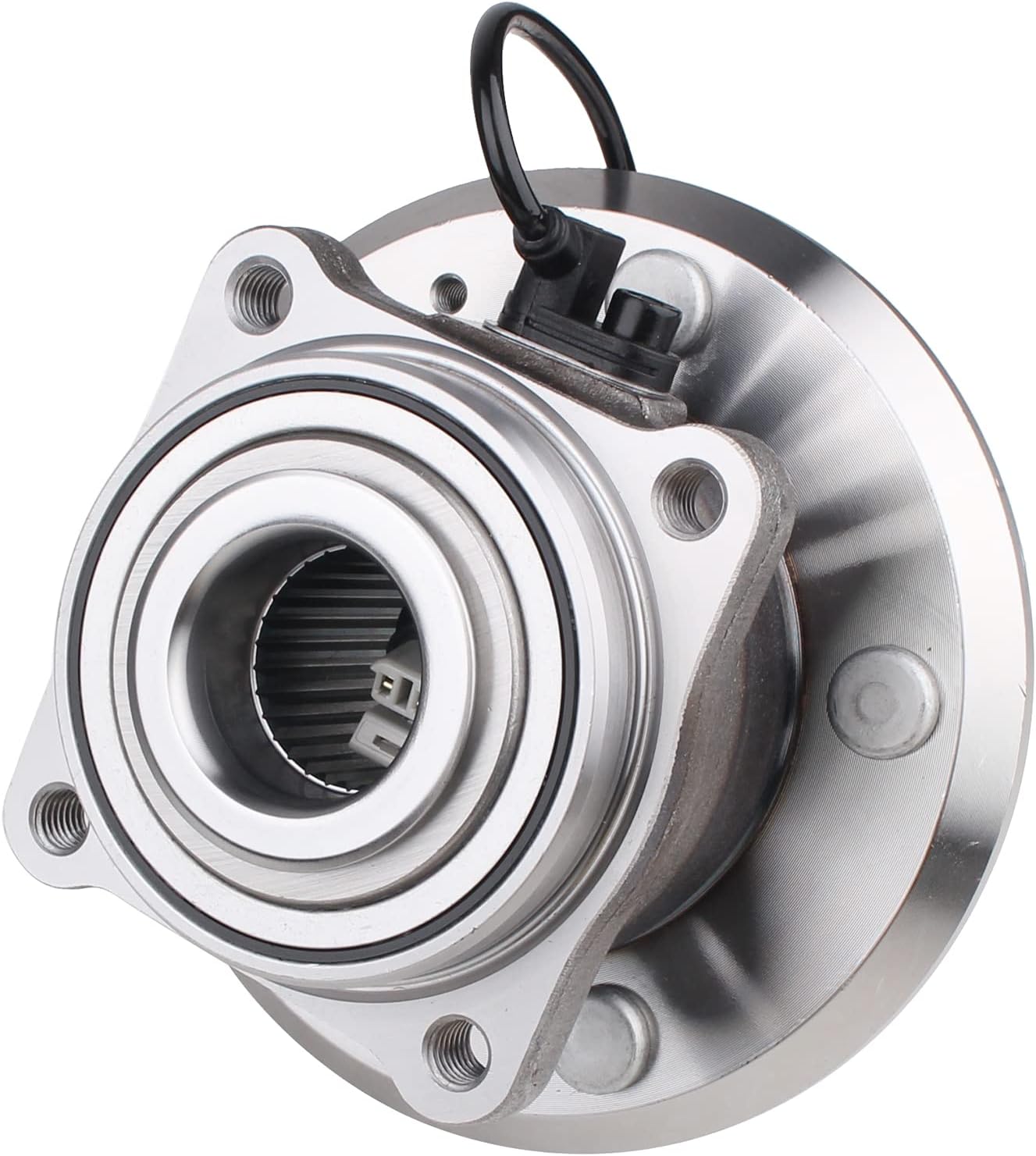 PAROD Par de bujes de rueda trasera 512358 y conjunto de rodamientos compatibles con Pontiac Torrent 2007-2009, Chevy Captiva Sport 2012-2015,