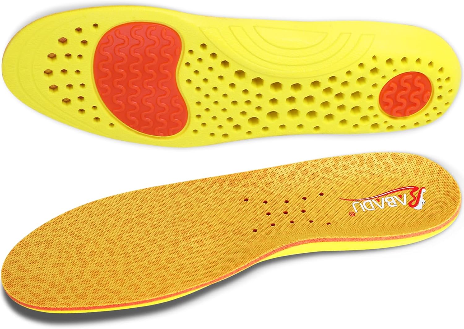 BABADU Plantillas  Plantillas cómodas para zapatos para hombres y mujeres, absorción de impactos y amortiguación durante todo el día, inserciones de