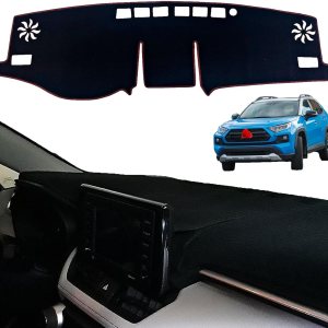 Cubierta de salpicadero para Toyota RAV4 2024 2023 2022 2021 2020 2019 cubierta de salpicadero cubierta de salpicadero protector almohadilla para Cubierta de salpicadero para Toyota RAV4 2024 2023 2022 2021 2020 2019 cubierta de salpicadero cubierta de salpicadero protector almohadilla para