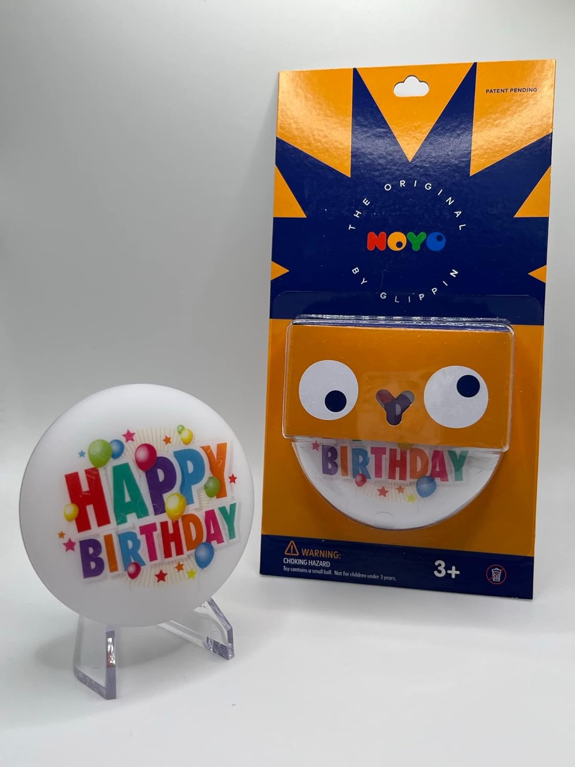 NOYO GliPpiN (RGB) – Disco para ansiedad y ventilador iluminado original (feliz cumpleaños)