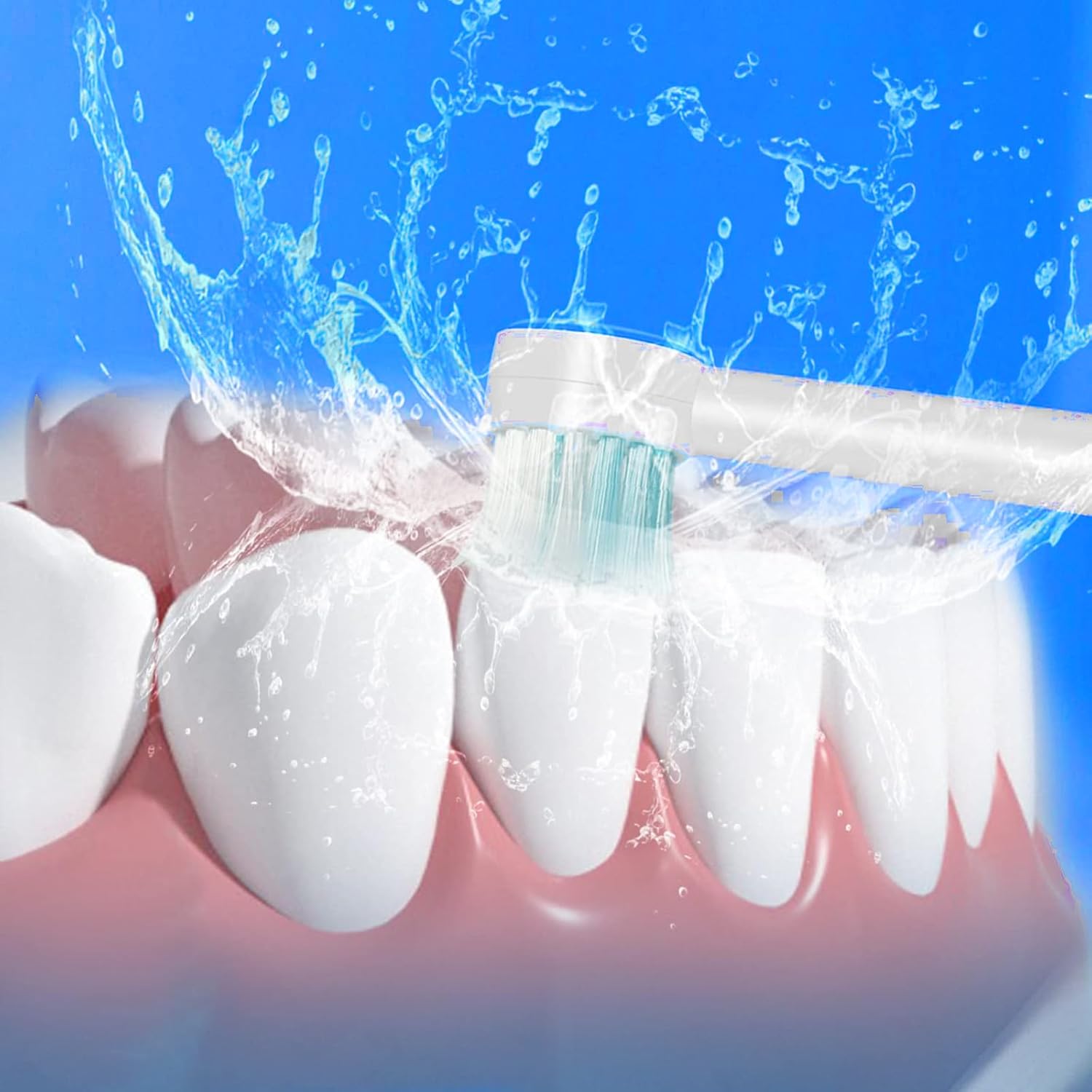 Puntas de repuesto para Waterpik Aquarius Water Flosser Waterpik Cabezales de repuesto para cepillos de dientes e irrigadores orales (6 puntas de