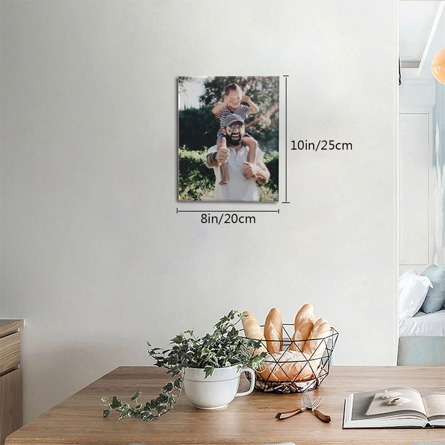 Wondfamiker Impresiones en lienzo personalizadas, paneles de lienzo estirado, pintura personalizada, póster decorativo para pared, listo para colgar