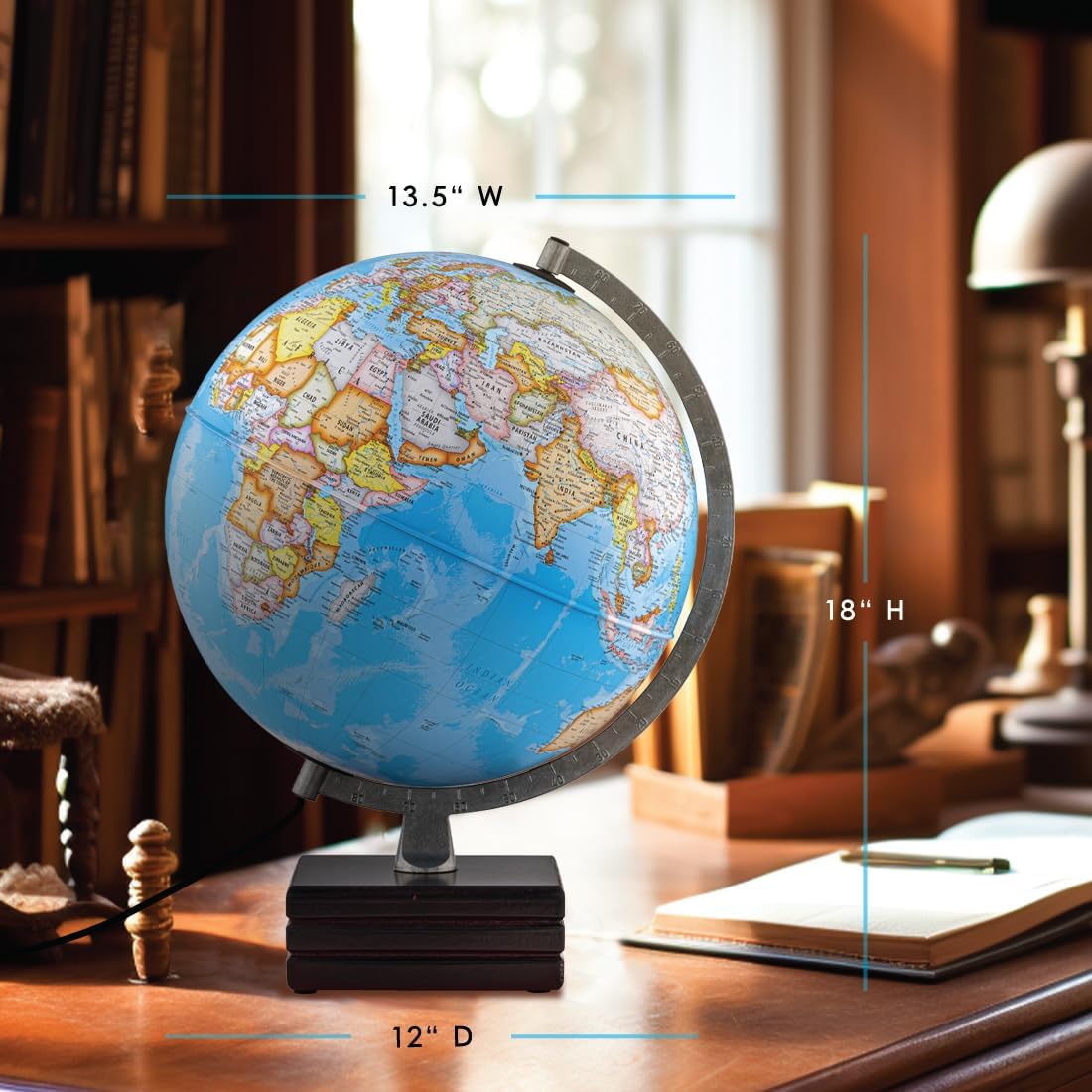 Waypoint Geographic Aviator Plus Globo Iluminado