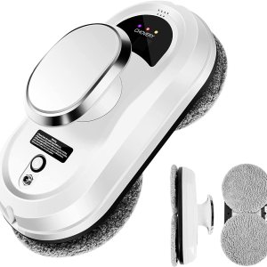 CHOVERY – Aspirador de ventana, robot de limpieza al vacío con 5600 Pca, batería inteligente anticaída y apagado con control remoto para ventanas, CHOVERY – Aspirador de ventana, robot de limpieza al vacío con 5600 Pca, batería inteligente anticaída y apagado con control remoto para ventanas,
