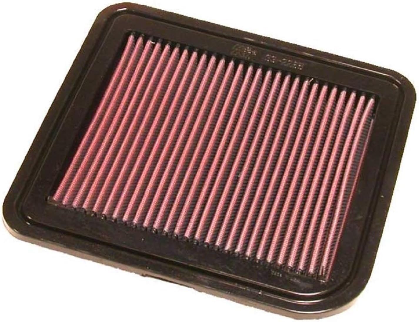 K&N Filtro de aire del motor reutilizable, limpia cada 75,000 millas, lavable, Premium, Filtro de aire de repuesto para automóvil compatible con