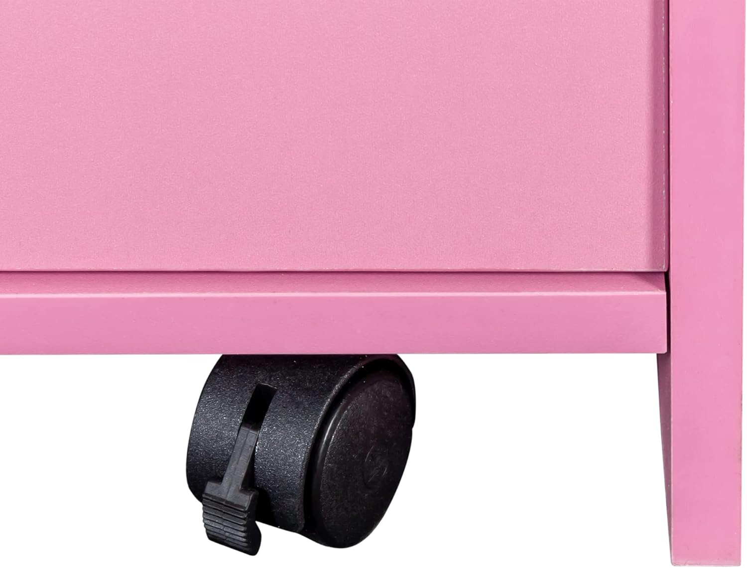Armario de almacenamiento de metal con cerradura con ruedas, gabinete de almacenamiento extraíble, cajón cerrado, adecuado para peluquería, hogar